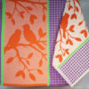 Ref. 154 Set 2 paños jacquard Pájaros